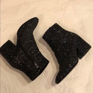 Black sparkly boots